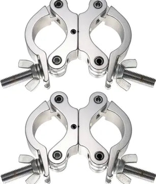 Global Truss Swivel Clamp/N Pair | 2in Dual Narrow Swivel Clamp | 360° Rotation for F31-F34 Truss