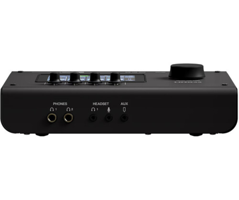 Yamaha URX44 B | 32-Bit Interface with DSP & Touchscreen | 4 Mic Inputs + microSD Multitrack Recording