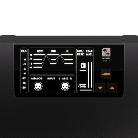 Palmer Orbit 11 | Dual 8in Woofers - 116dB SPL | Coaxial 3-Way Studio Monitor