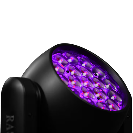 Rasha K2 | 19x25W RGBW - 10000 Lumens | Zoom Wash with Pixel Rings