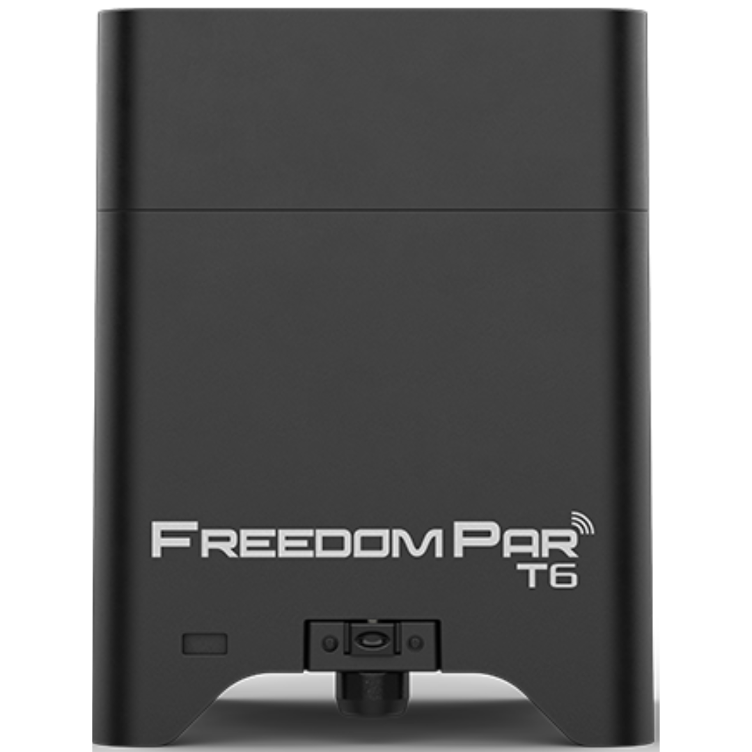 Chauvet DJ Freedom Par T6 | Wireless RGB Uplight with RF Remote Control | Magnetic Diffuser & OLED Display