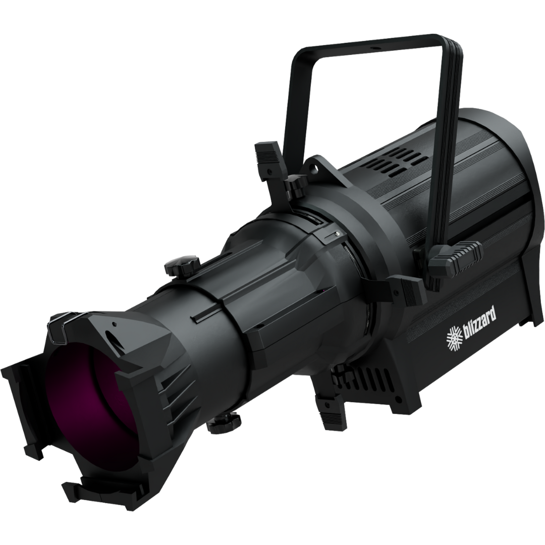 Blizzard Lighting Verismo IP Profile RGBALC | IP65 Outdoor 300W RGBALC LED Ellipsoidal with Framing Shutters