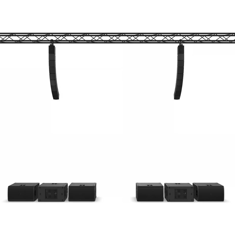 LD Systems MAILA XL | 17.5kW Flown Stereo Line Array System | 6x Dual 15in Bandpass Subs + SmartLink+