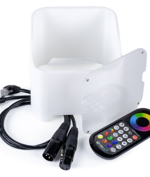 ColorKey MobilePar Mini Hex 4 MKII | Wireless Battery LED Uplight | RGBAW+UV with 15hr Runtime
