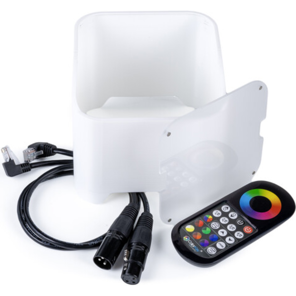 ColorKey MobilePar Mini Hex 4 MKII | Wireless Battery LED Uplight | RGBAW+UV with 15hr Runtime
