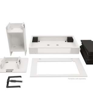 Magma MGA51000 | Groove Terminal DJ Podium | Mobile Booth with Laptop Mounts