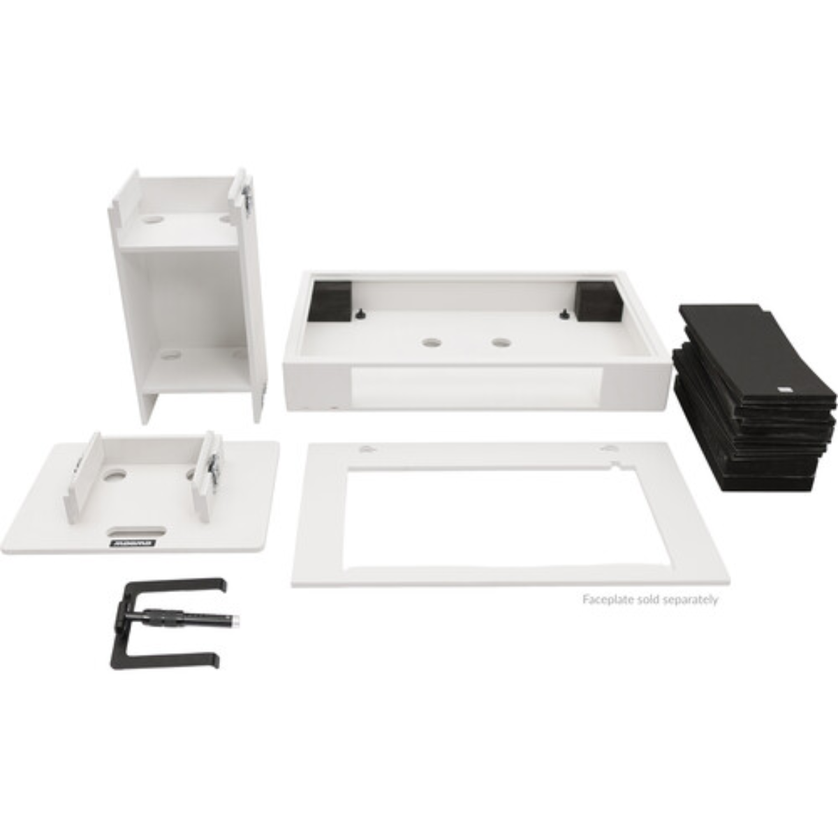 Magma MGA51000 | Groove Terminal DJ Podium | Mobile Booth with Laptop Mounts