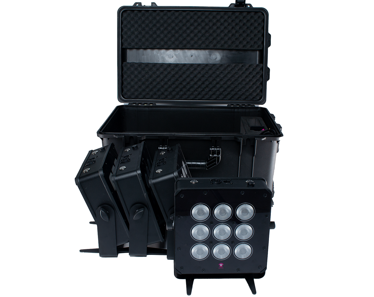Ape Labs Marvel Pix TourBox | 4x Lights, Case, Remote - IP65, Pixel, CRMX (ID: 100446)