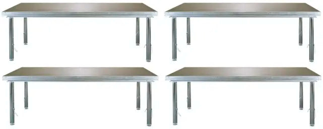 Global Truss GT-STAGE ADJUST | 4-Pack Stages - 8 Square Meters