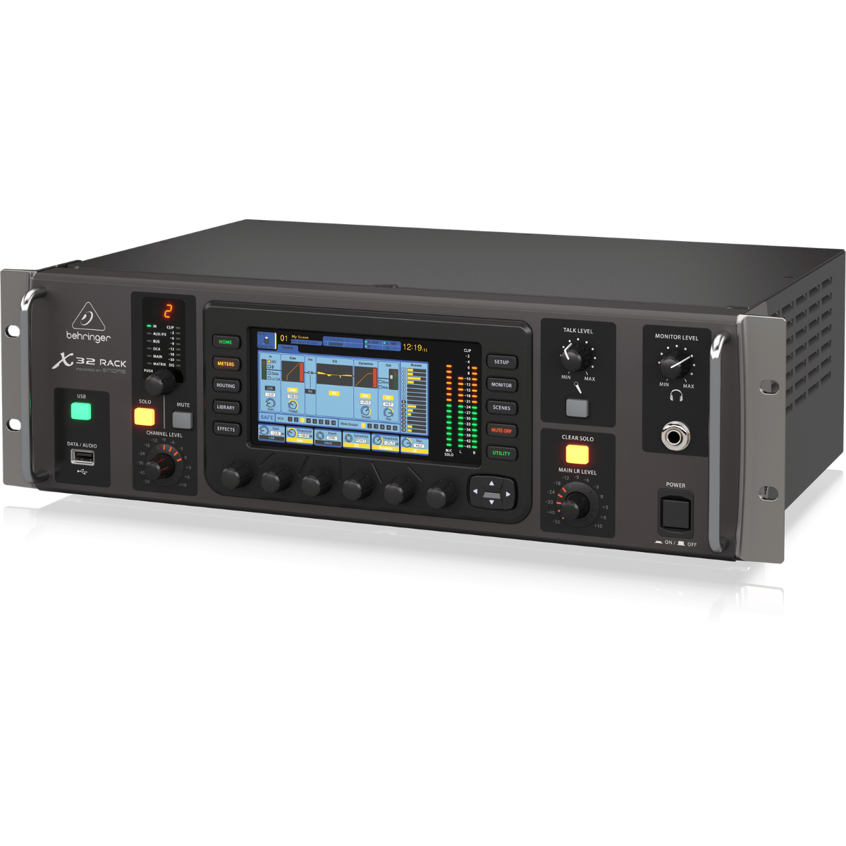 Behringer X32 RACK | 40 Input Digital Mixer | Rackmount with 16 Midas Preamps & Remote Control