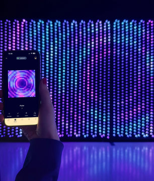Twinkly Lightwall | Pixel LED Backdrop Wall | App-Controlled RGB Effects for Events & DJs