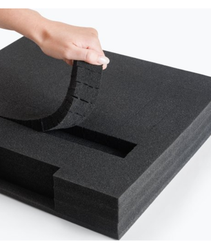 On-Stage RDF2000 | 2U Adaptable Rack Drawer Foam | Custom Protection for Small Gear