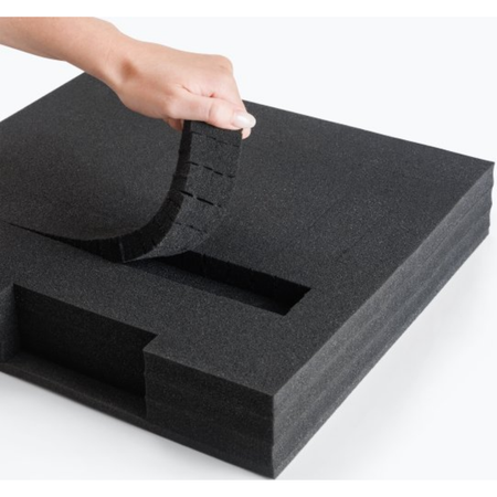 On-Stage RDF2000 | 2U Adaptable Rack Drawer Foam | Custom Protection for Small Gear