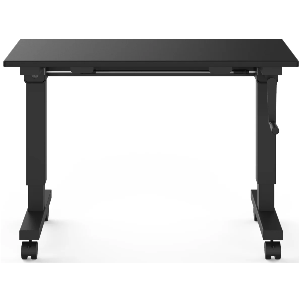 Wavebone Hover Keyboard Stand 900 Black | Height Adjustable Workstation | Compact Hand Crank Desk