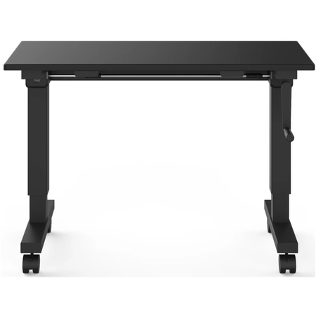 Wavebone Hover Keyboard Stand 900 Black | Height Adjustable Workstation | Compact Hand Crank Desk
