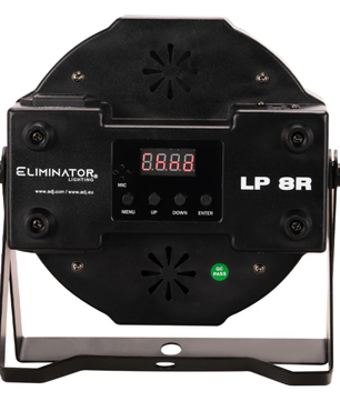 Eliminator LP 8R | 7x8W RGBW Flat Par + LED Ring | DMX & Remote with 38-Channel Mode