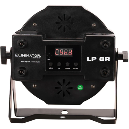 Eliminator LP 8R | 7x8W RGBW Flat Par + LED Ring | DMX & Remote with 38-Channel Mode