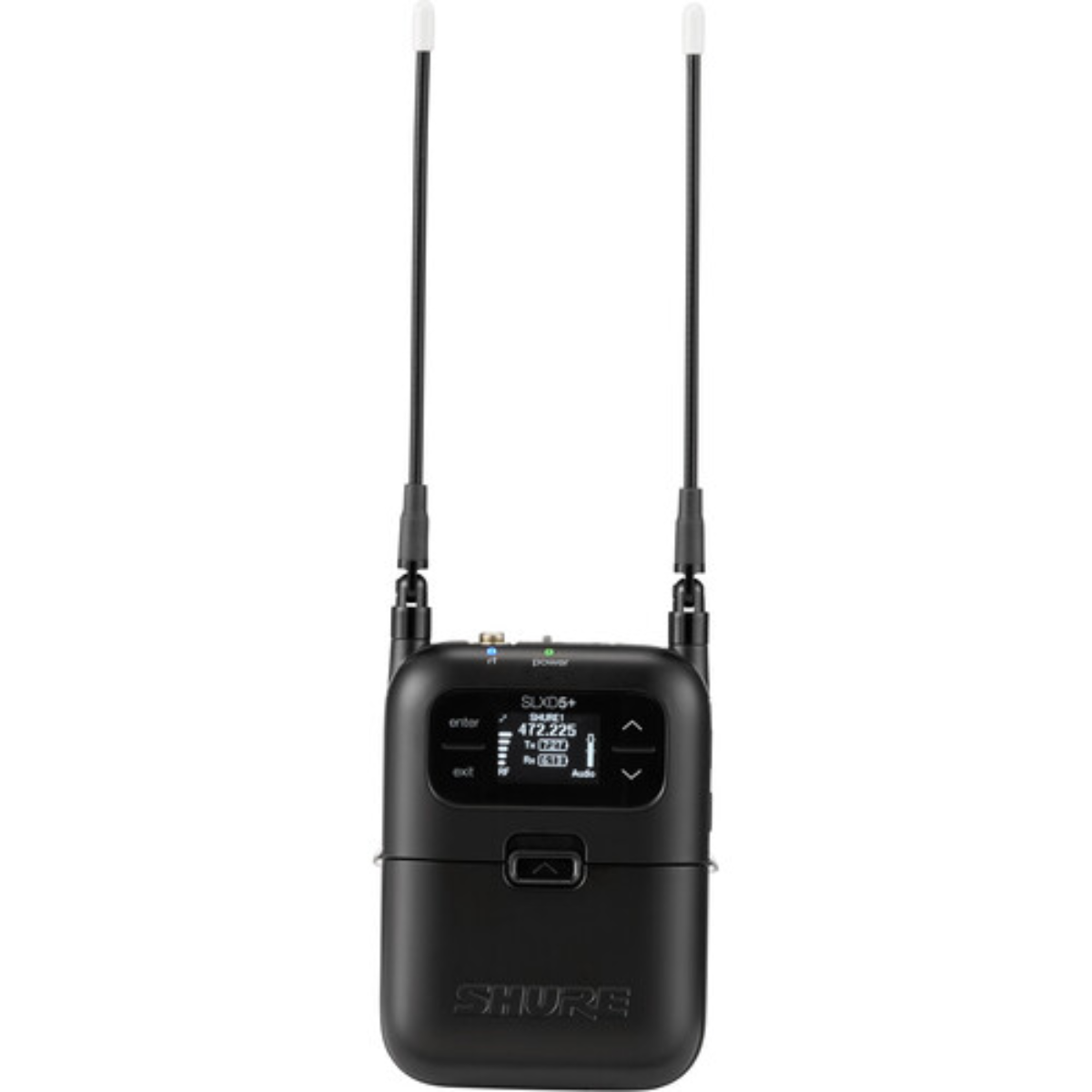 Shure SLXD5PLUS--G57 | Camera-Mount Digital Receiver | 470-608 MHz with AES-256 Encryption
