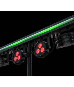 Chauvet DJ GigBAR 3 ILS | 3-in-1 Derby Par Strip System | Complete Lighting System with Tripod & Control