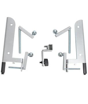 ProX XSQ-ST2 | 2 Step Heavy Duty Stage Stairs | Adjustable 14in to 18in Height with Handrails