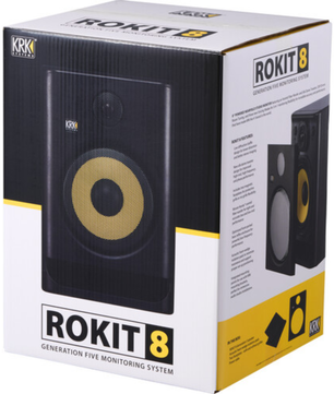KRK ROKIT 8 G5 | 8in Kevlar Studio Monitor | 203W Active Speaker with DSP EQ