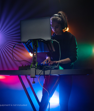 Gravity Stands KS RD 1 | Rapid Desk for X-Type Keyboard Stands | 1000mm Wide Steel Support Plate