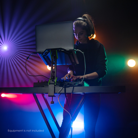 Gravity Stands KS RD 1 | Rapid Desk for X-Type Keyboard Stands | 1000mm Wide Steel Support Plate