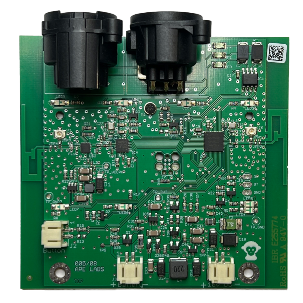 Ape Labs CONNECT 2.0 PCBA (Grey) | Replacement Control Board | For Wireless DMX Integration