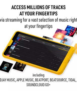 Hercules DJControl Mix Ultra | Wireless DJ Controller for iOS & Android | Built-In Battery & Bluetooth LE