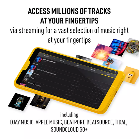 Hercules DJControl Mix Ultra | Wireless DJ Controller for iOS & Android | Built-In Battery & Bluetooth LE