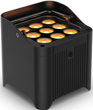 Chauvet DJ Freedom Par Q9 X4 | 4-Fixture Wireless Uplighting Kit | Bag, Multi-Charger & Remote Included