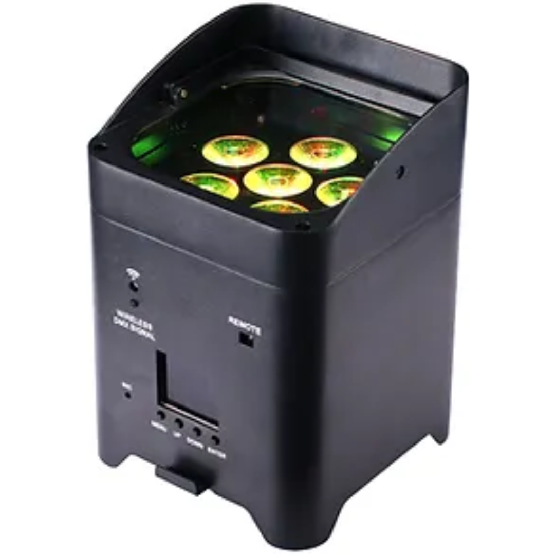 Crisp LIMONA UPLIGHT 618 | RGBLA-UV Wireless Uplight | 10-Hour Battery with DMX & WiFi Control