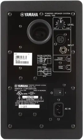Yamaha HS5 | 5in Powered Studio Monitor - 70W | Bi-Amped Nearfield Speaker with Room Control