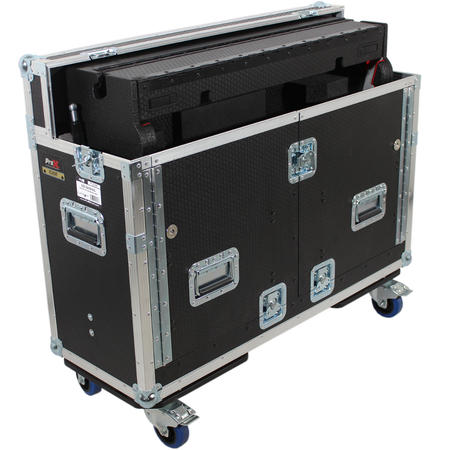 ProX XZF-BWING | Flip-Ready Case for Behringer Wing | Hydraulic Lift with Wheels