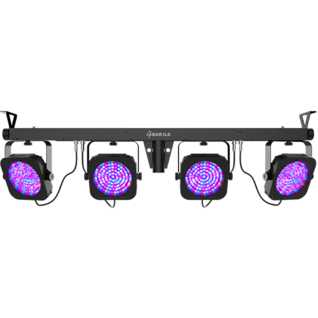 Chauvet DJ 4BAR ILS | Complete Wash Light System with Tripod | ILS + D-Fi USB Wireless Control