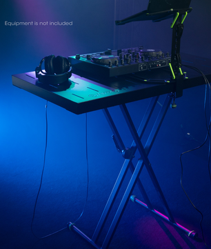 Gravity Stands KS RD 1 | Rapid Desk for X-Type Keyboard Stands | 1000mm Wide Steel Support Plate