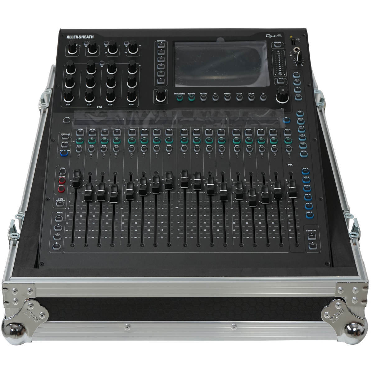 ProX XS-AHQU5 | Flight Case for Allen & Heath QU5 | ATA Road Case with Rear Doghouse