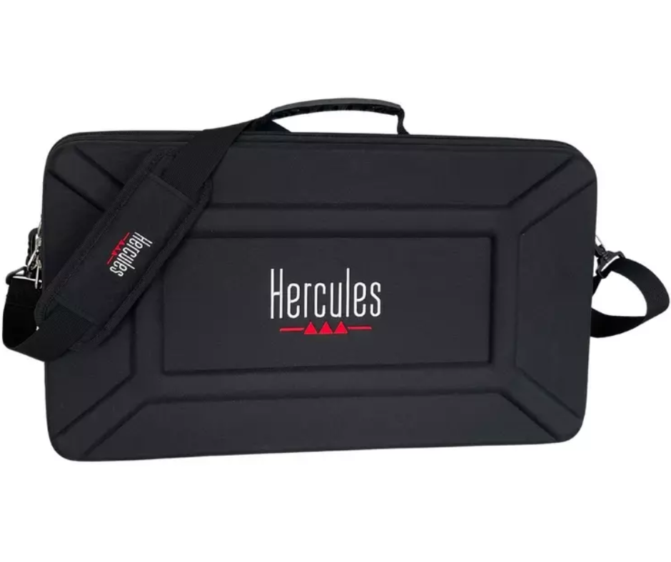 Hercules DJControl Inpulse 500 Premium Travel Bag | Semi-Rigid Case | Custom-Fit Protection with Shoulder Strap