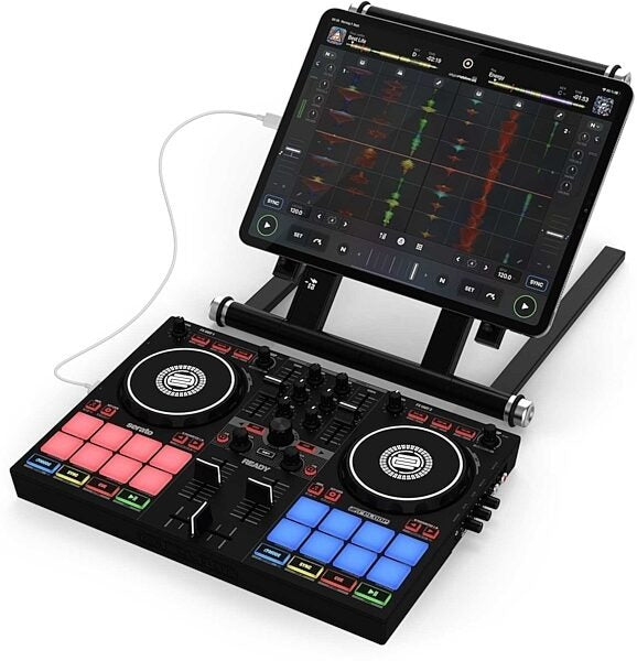 Reloop Ready | Compact 2-Deck DJ Controller for Serato | 16 RGB Pads & Scratch Bank Support