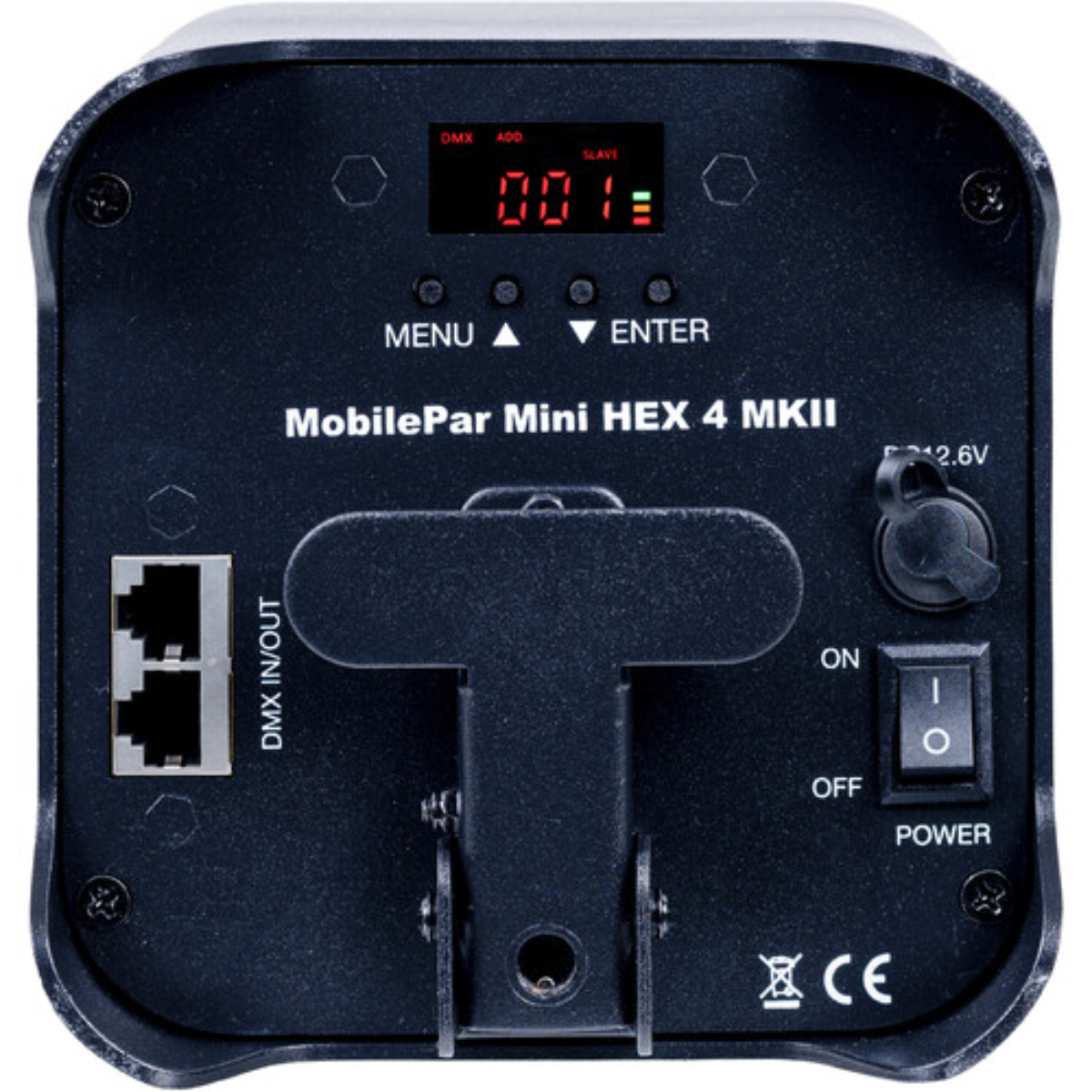 ColorKey MobilePar Mini Hex 4 MKII | Wireless Battery LED Uplight | RGBAW+UV with 15hr Runtime