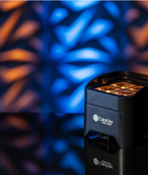 ColorKey MobilePar Mini Hex 4 MKII | Wireless Battery LED Uplight | RGBAW+UV with 15hr Runtime