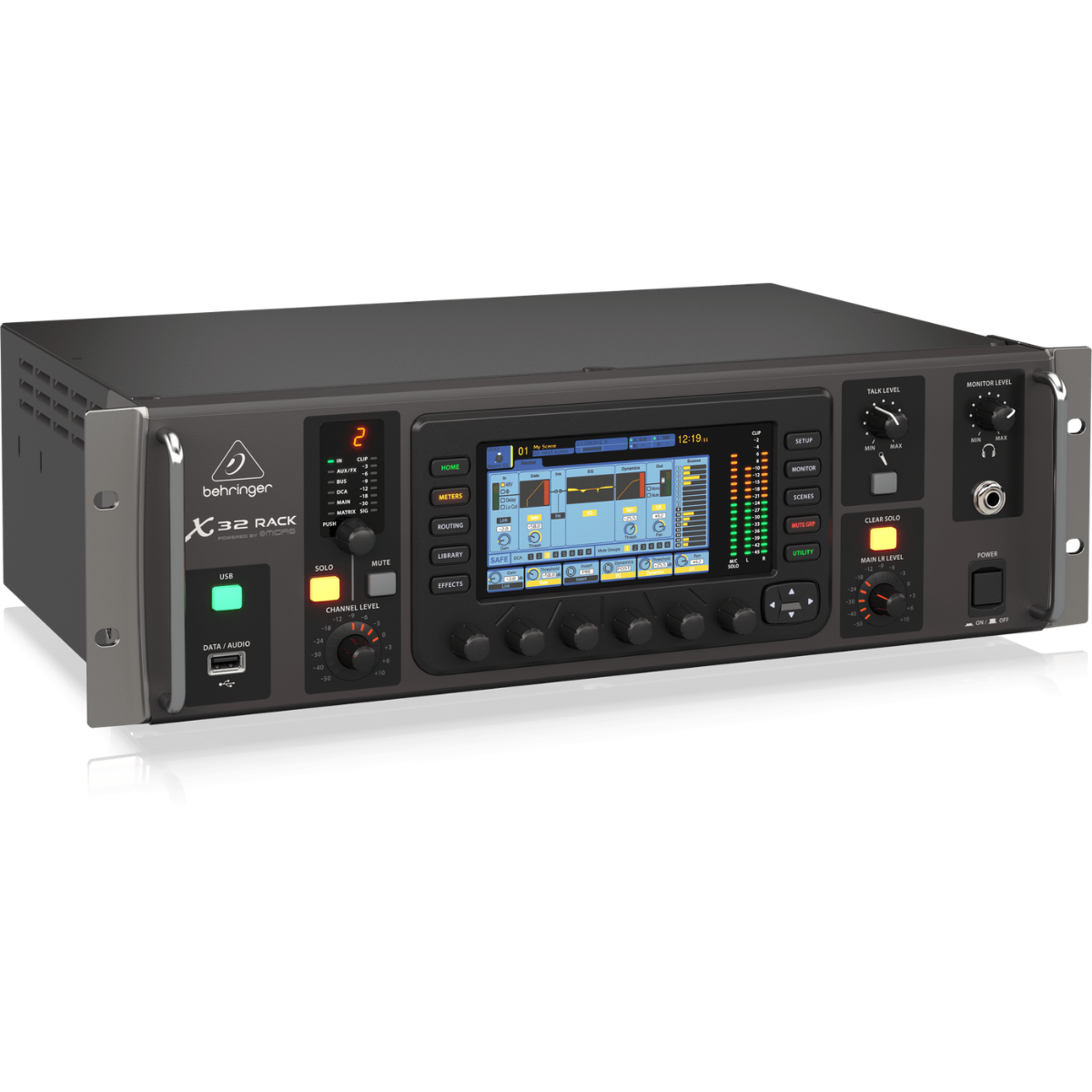 Behringer X32 RACK | 40 Input Digital Mixer | Rackmount with 16 Midas Preamps & Remote Control