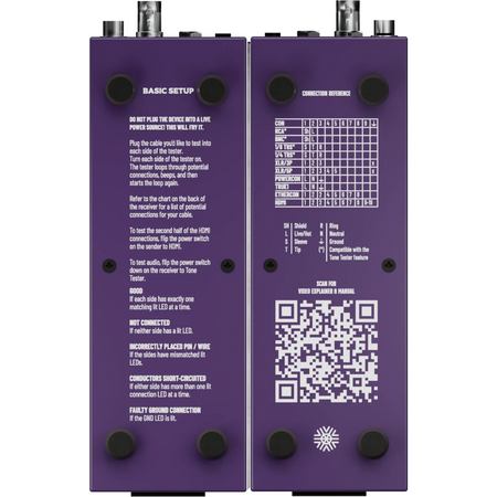 Blizzard Lighting Cable Guy | Audio Cable Tester with 3,000m Lossless Transmission