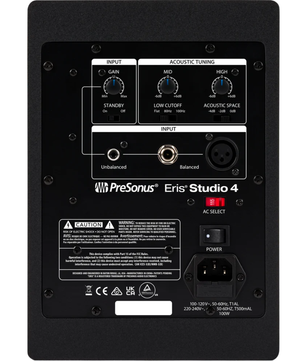 PreSonus Eris Studio 4 | 4.5in Powered Studio Monitor | Wide Sweet Spot with 50W Class AB Power