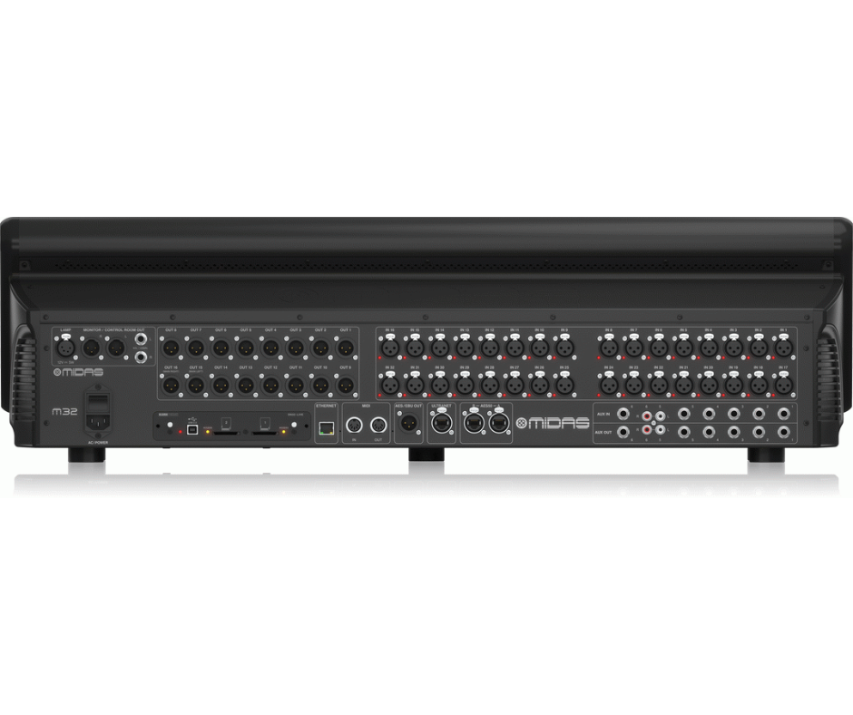 Midas MDS-M32 LIVE | 32-Channel Digital Console | PRO Mic Pres + 96x96 AES50 Networking