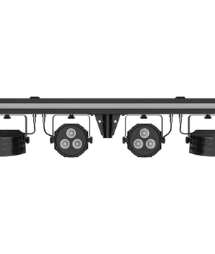 Chauvet DJ GigBAR 3 ILS | 3-in-1 Derby Par Strip System | Complete Lighting System with Tripod & Control