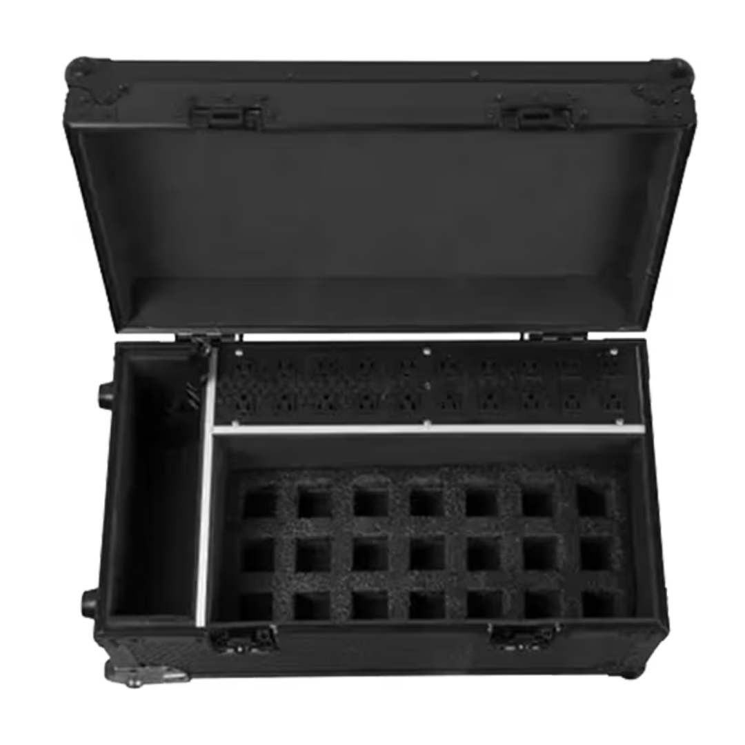 Rasha RP-BPS-20-CRC | 20-in-1 Bullet Pinspot Charging Case | Built-In Power In & Out Design