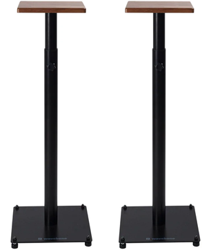 Wavebone Grand Speaker Stand Wood | Adjustable Studio Monitor Stand | Heavy Duty Wood Design