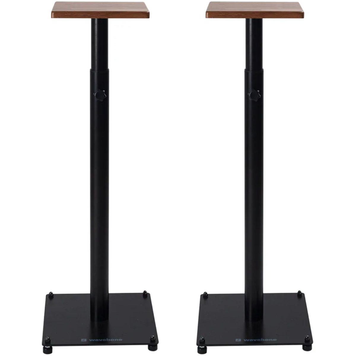 Wavebone Grand Speaker Stand Wood | Adjustable Studio Monitor Stand | Heavy Duty Wood Design