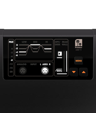 Palmer Orbit 11 | Dual 8in Woofers - 116dB SPL | Coaxial 3-Way Studio Monitor